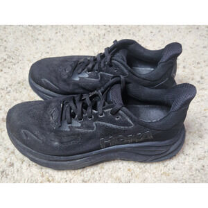 HOKA ONE ONE Bondi SR Shoes Womens Size 7 Black Slip Resistant A1